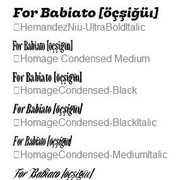 Font-List80