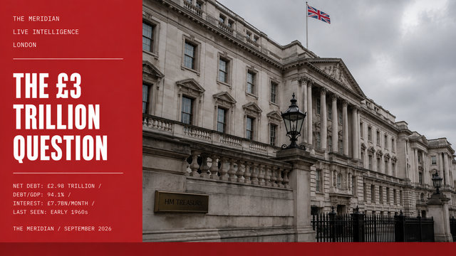 The 3 Trillion Question UK Debt The Meridian September 2026