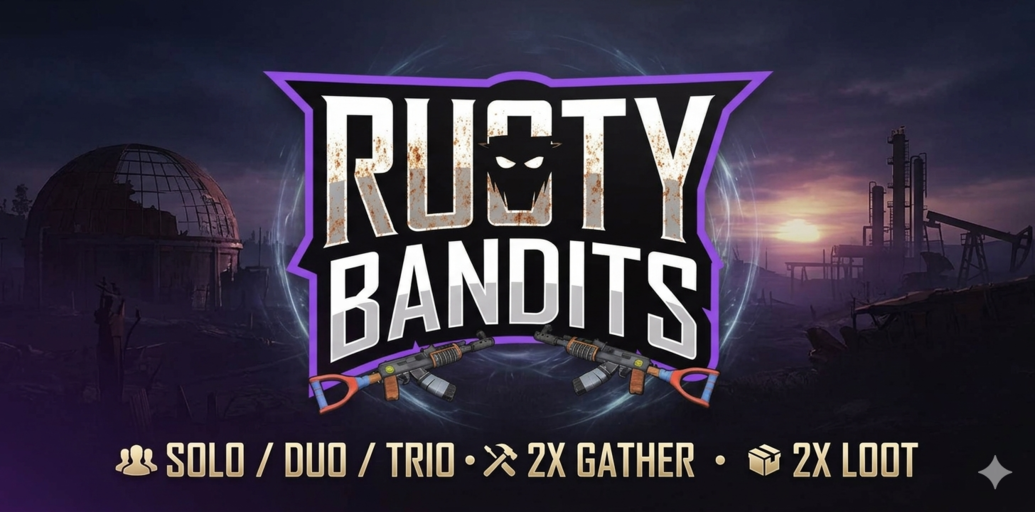 Баннер сервера RustyBandits Development