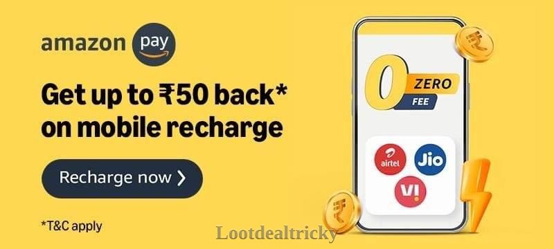 Amazon Pay Recharge – Best Deal Online @ ₹50