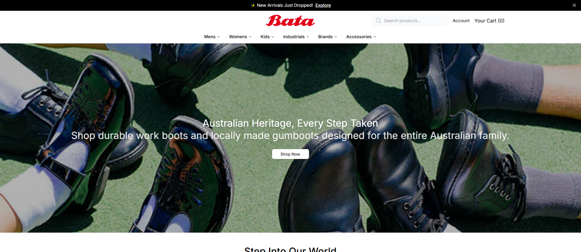 Stored capture of bataaustraliaonline.shop