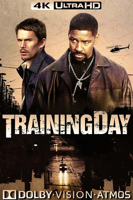 Training Day 2001, 4K, MOVIE, COVER, POSTER, BOX, FILM, ART