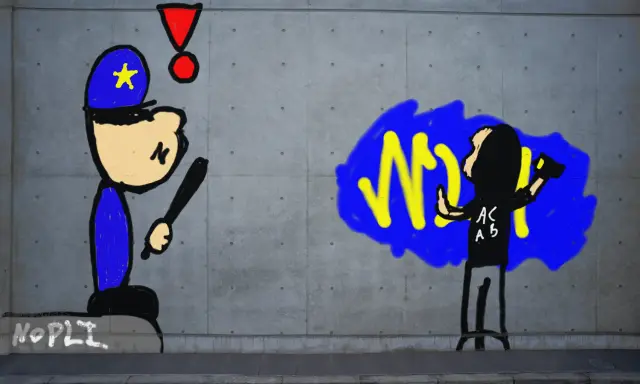 Graffiti artwork by NOPLI