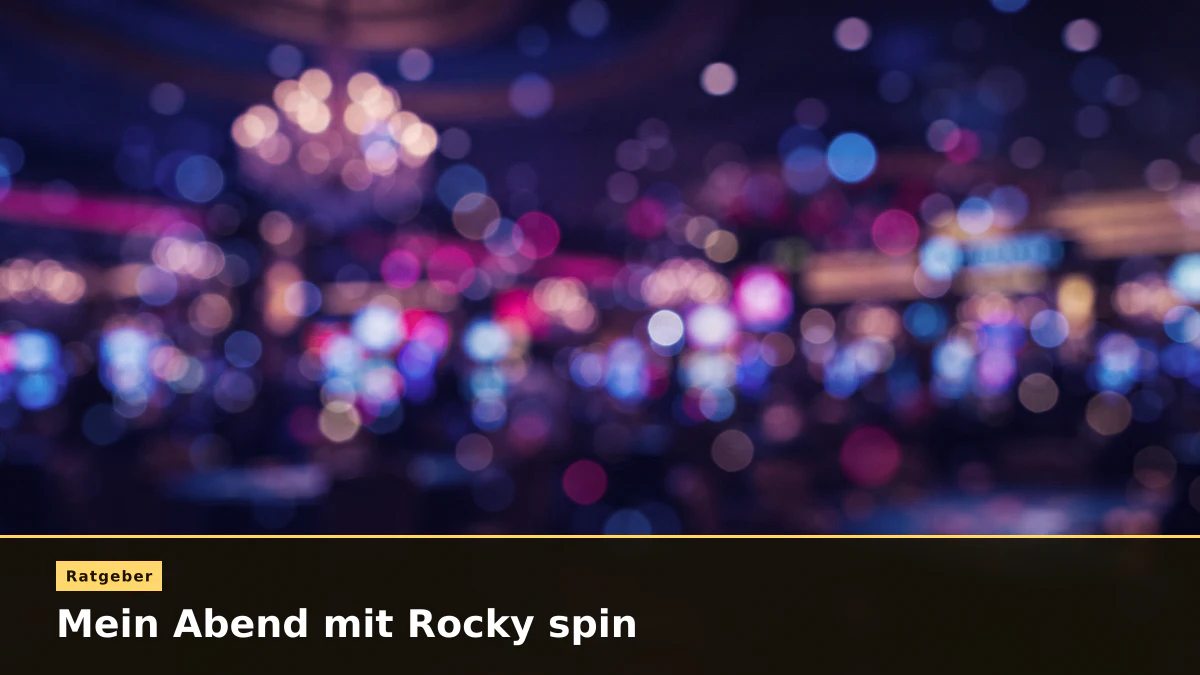 Mein Abend mit Rocky spin