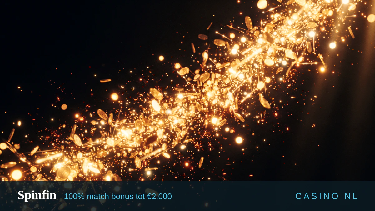 Spinfin casino — welkomstbonus 100% match bonus tot €2.000 + 150 FS, betalingen: Visa, Mastercard, Skrill, Neteller, Paysafecard