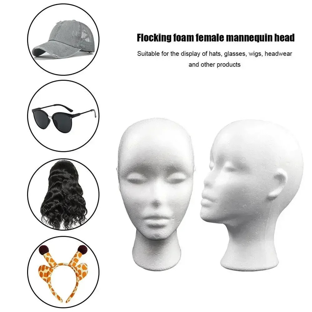 Female Styrofoam Mannequin Head
