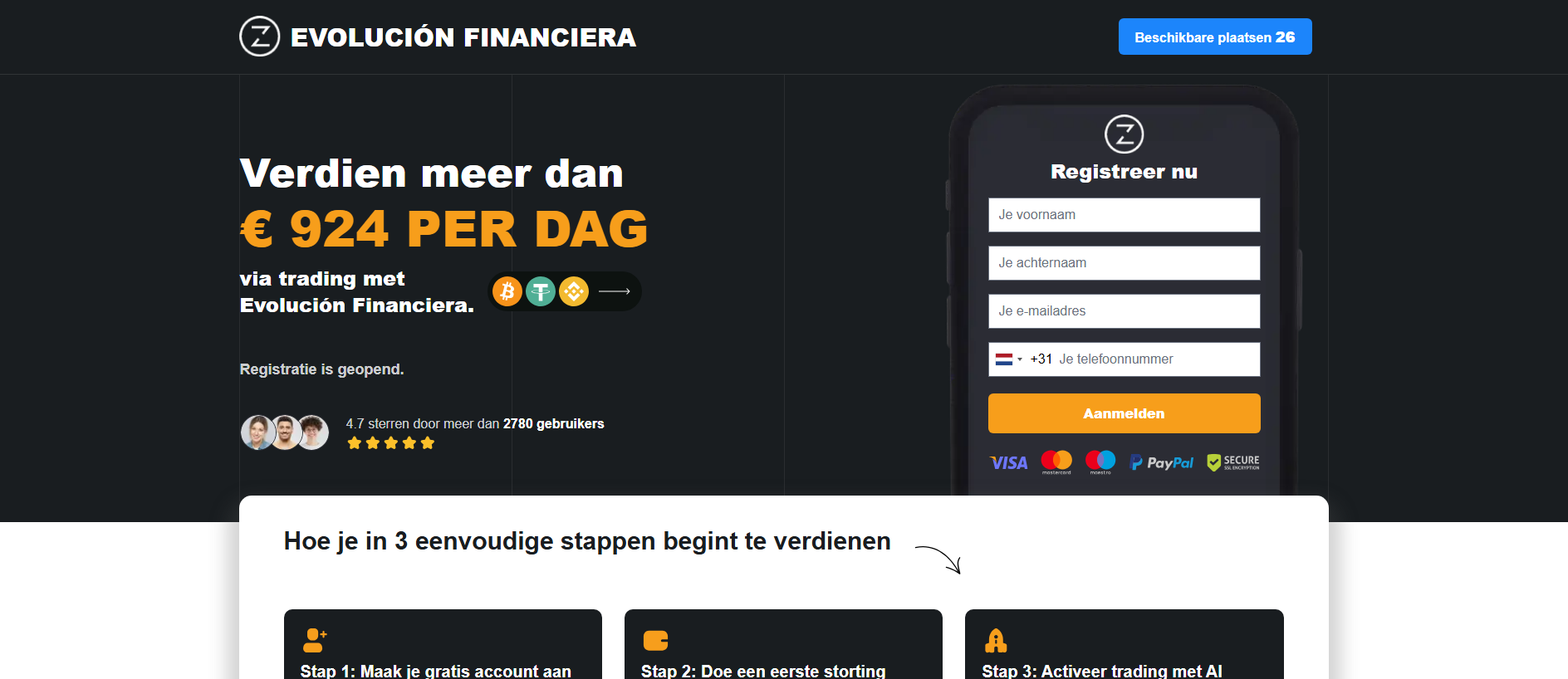 evolucionfinanciera.net का सहेजा गया कैप्चर