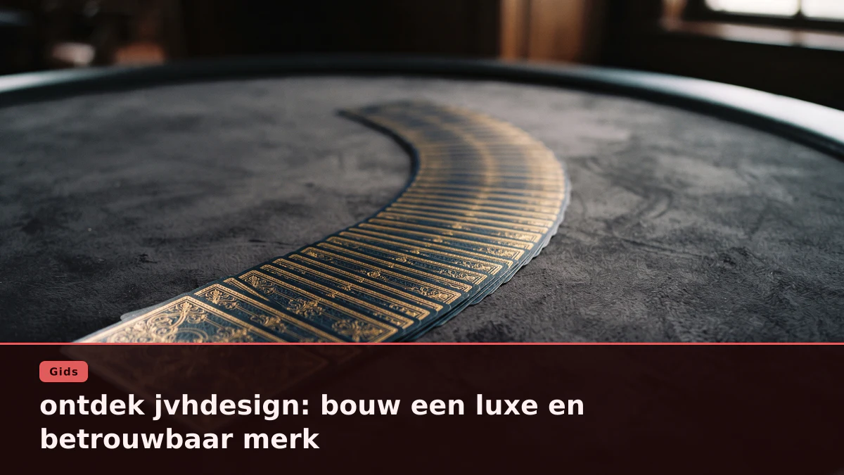 ontdek jvhdesign: bouw een luxe en betrouwbaar merk