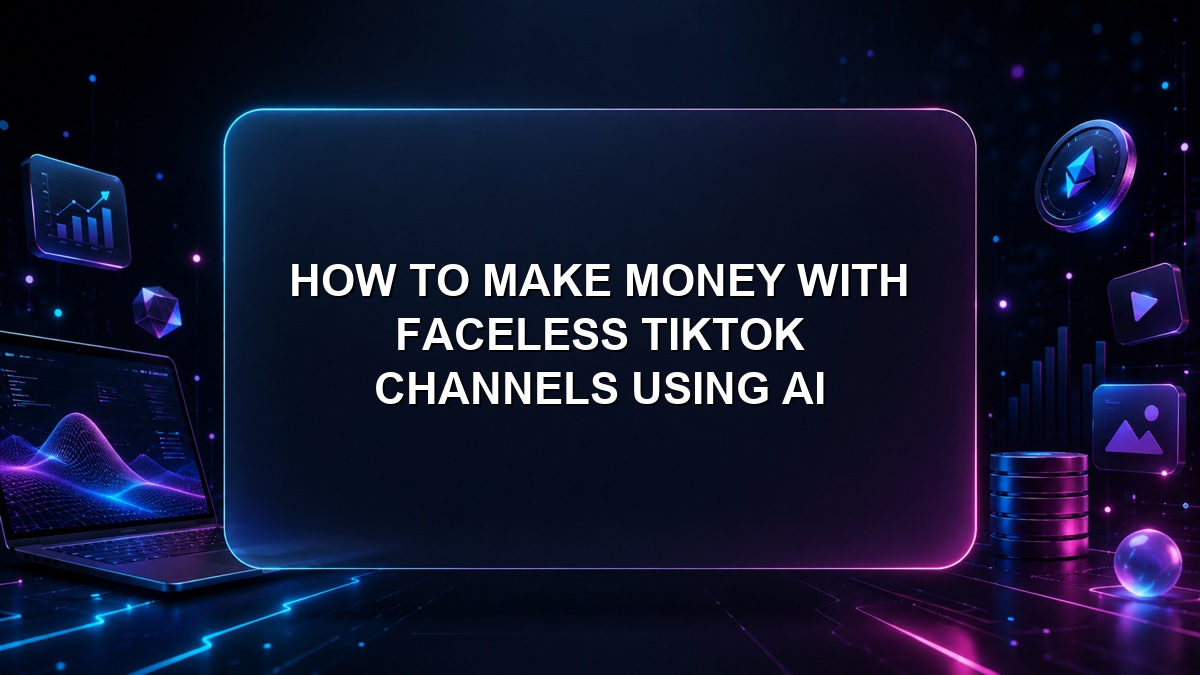 How to Make Money with Faceless TikTok Channels using AI