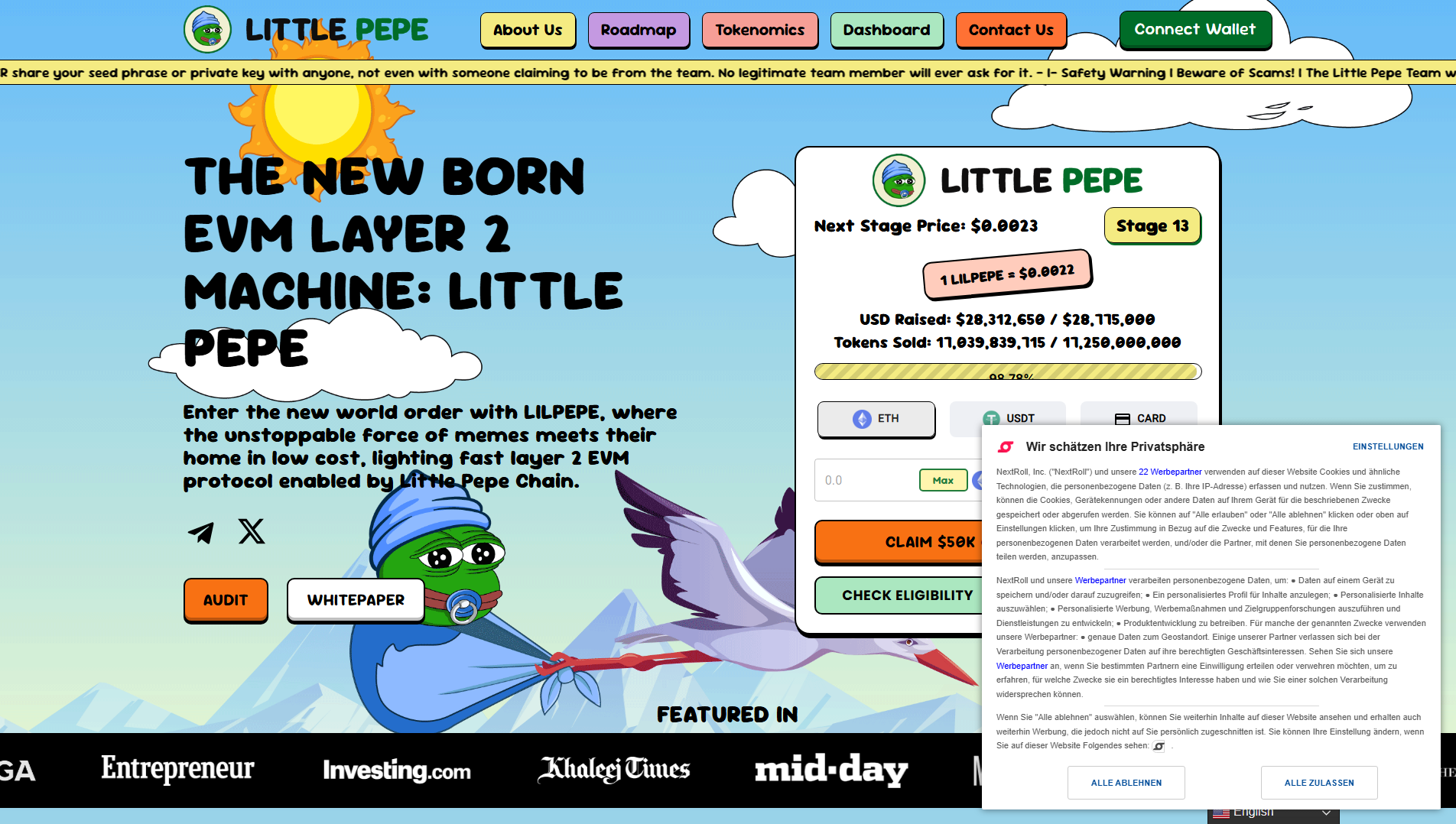 Primary capture · littlepepetokens.pro