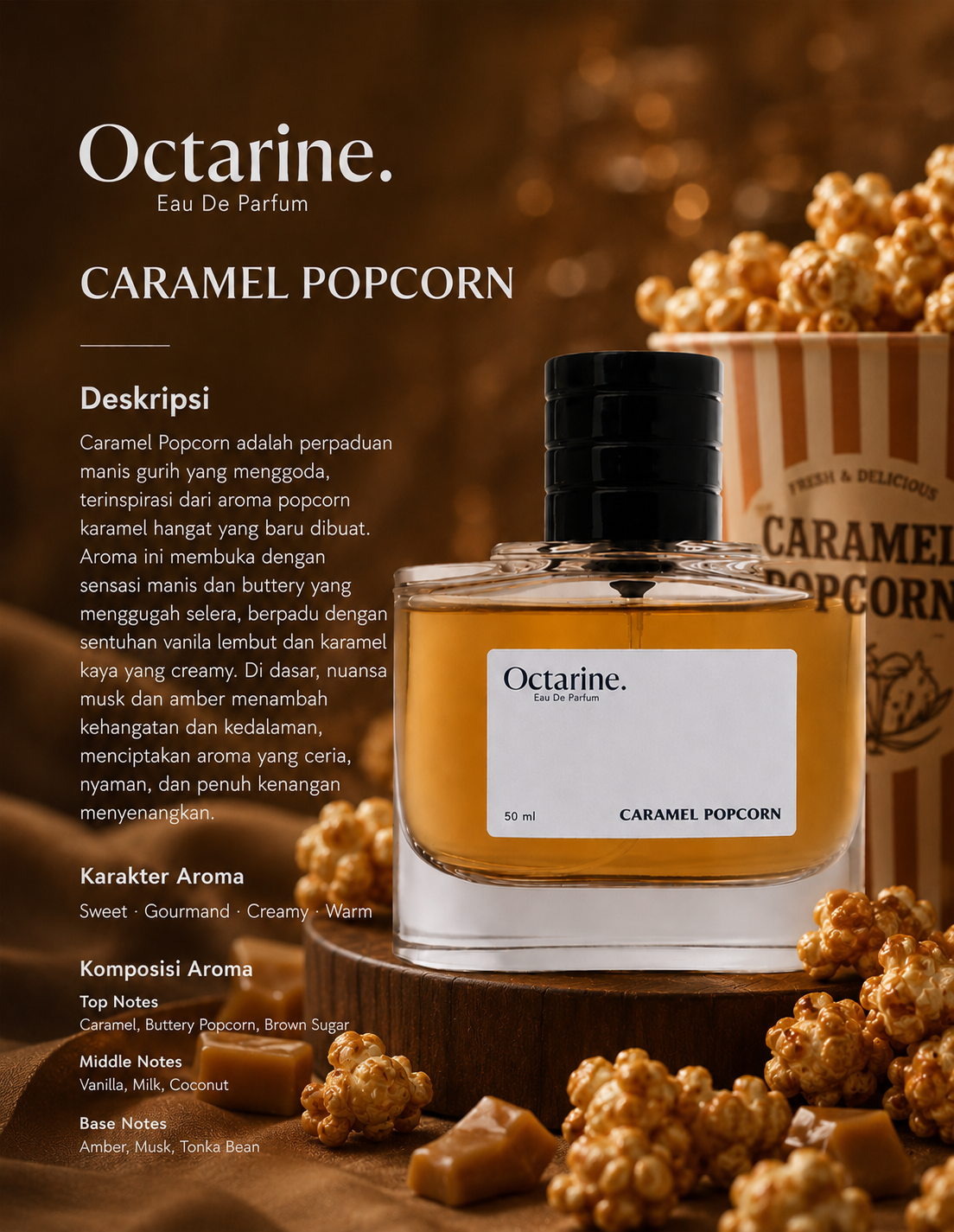 Octarine Caramel Popcorn