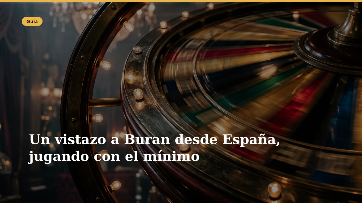 Un vistazo a Buran desde España, jugando con el mínimo