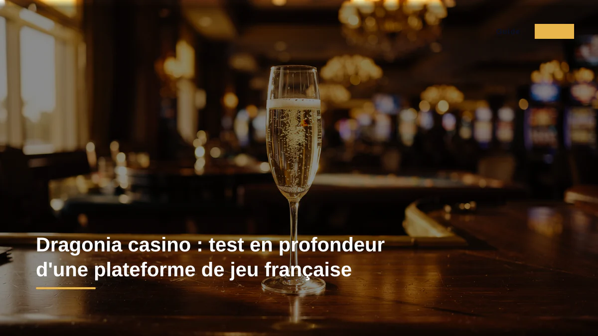 Dragonia casino : test en profondeur d'une plateforme de jeu française