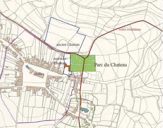 Voies romaines et Parc du Château