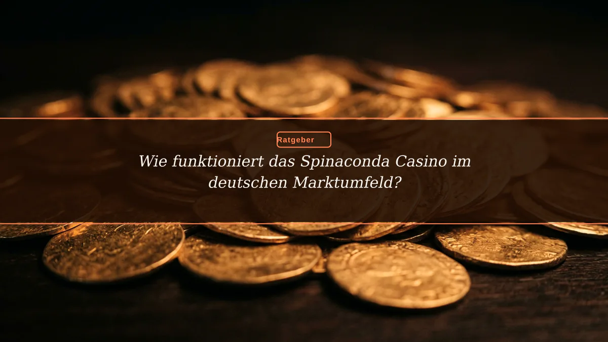 Wie funktioniert das Spinaconda Casino im deutschen Marktumfeld?