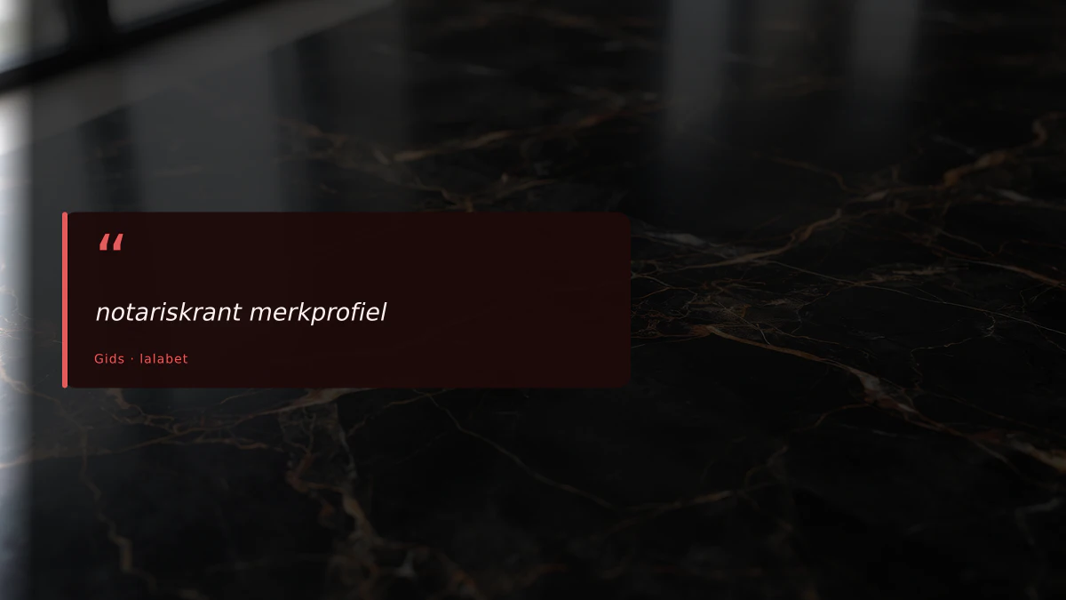 notariskrant merkprofiel