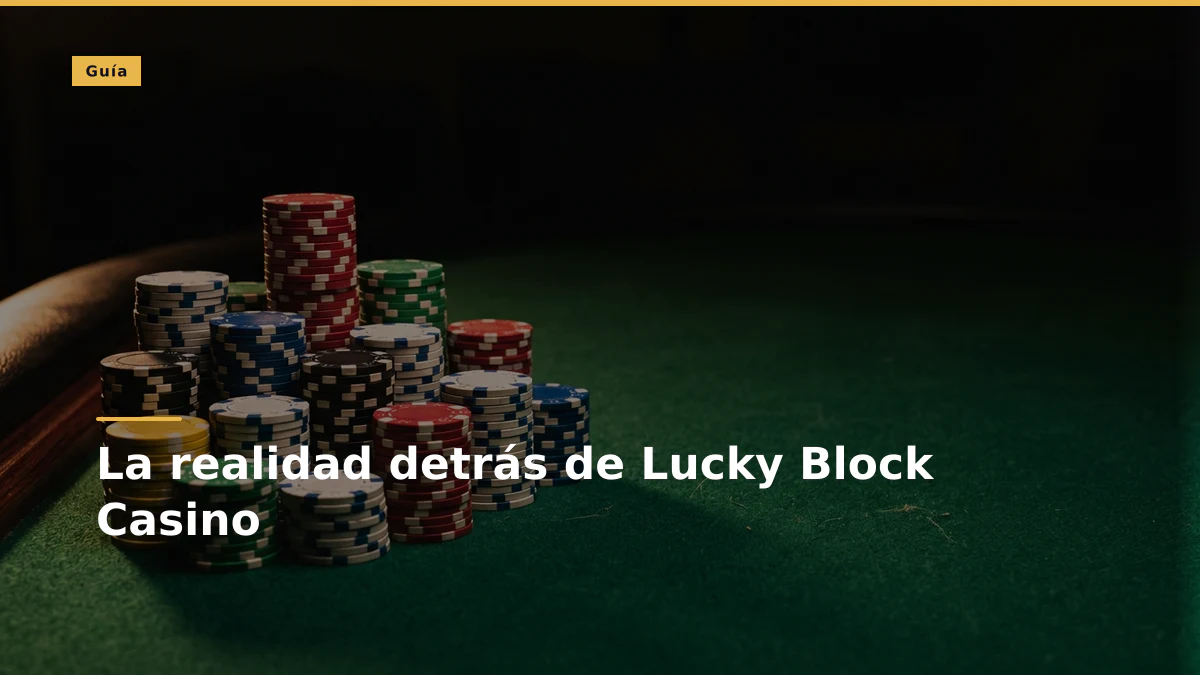 La realidad detrás de Lucky Block Casino