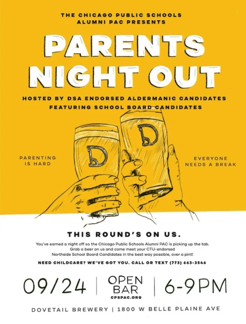 Parents Night Out Event Flyer