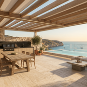 Photorealistic 3D visualization – real estate developer render exterior terrace