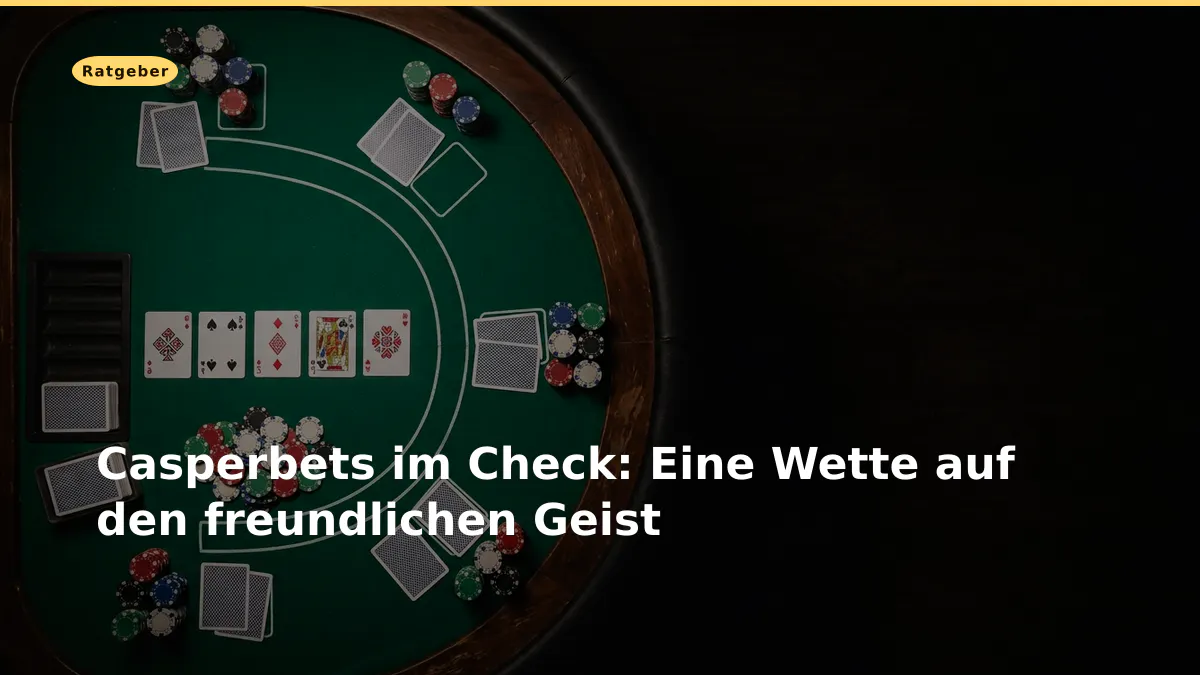 Casperbets im Check: Eine Wette auf den freundlichen Geist