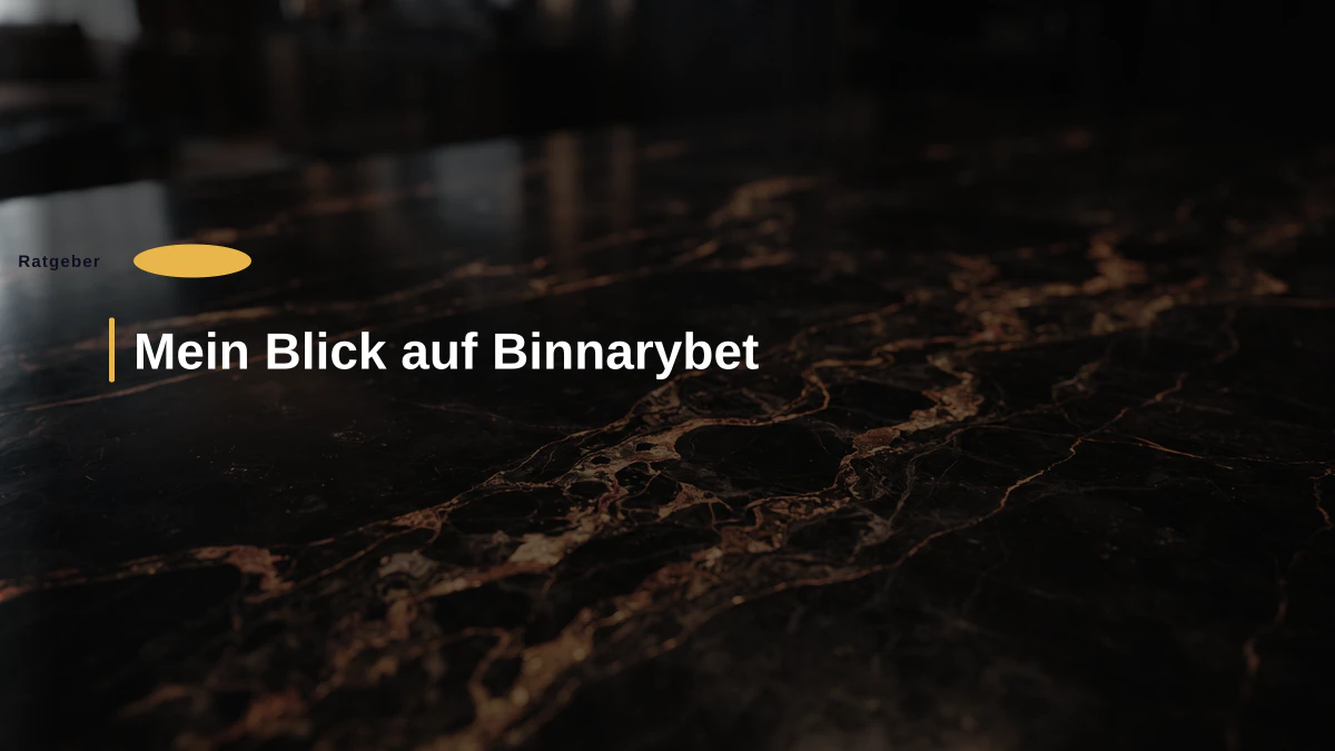 Mein Blick auf Binnarybet