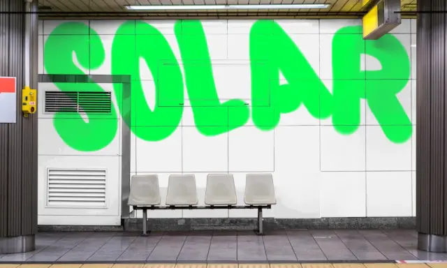 Graffiti artwork by SOLAR