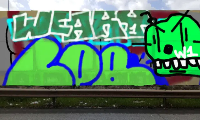 Graffiti artwork by DECAY