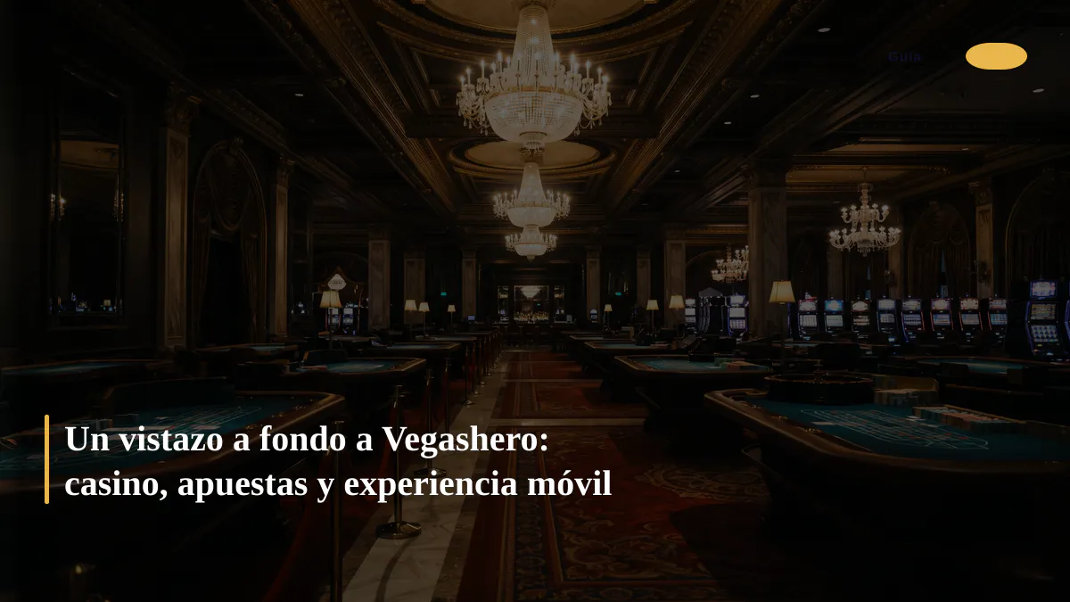 Un vistazo a fondo a Vegashero: casino, apuestas y experiencia móvil