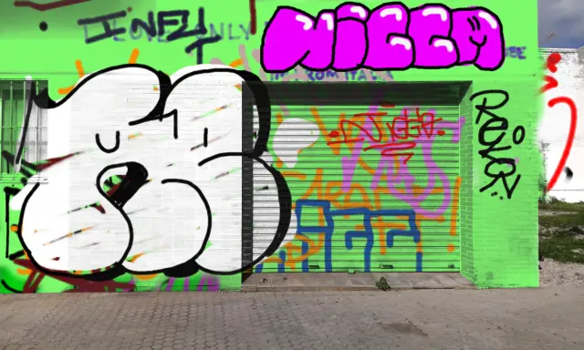Graffiti artwork by rekon