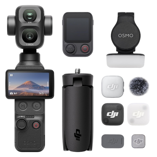 DJI Osmo Pocket 4P Vlog Combo Câmera 4K