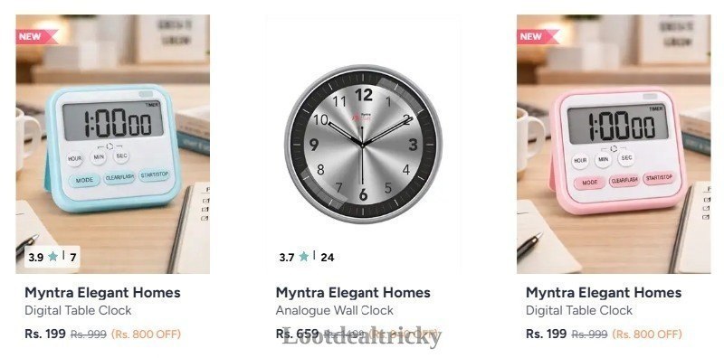 Clocks Starting At – Massive Offer Get 70% OFF Today