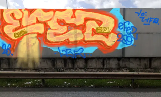 Graffiti artwork by Rickertos