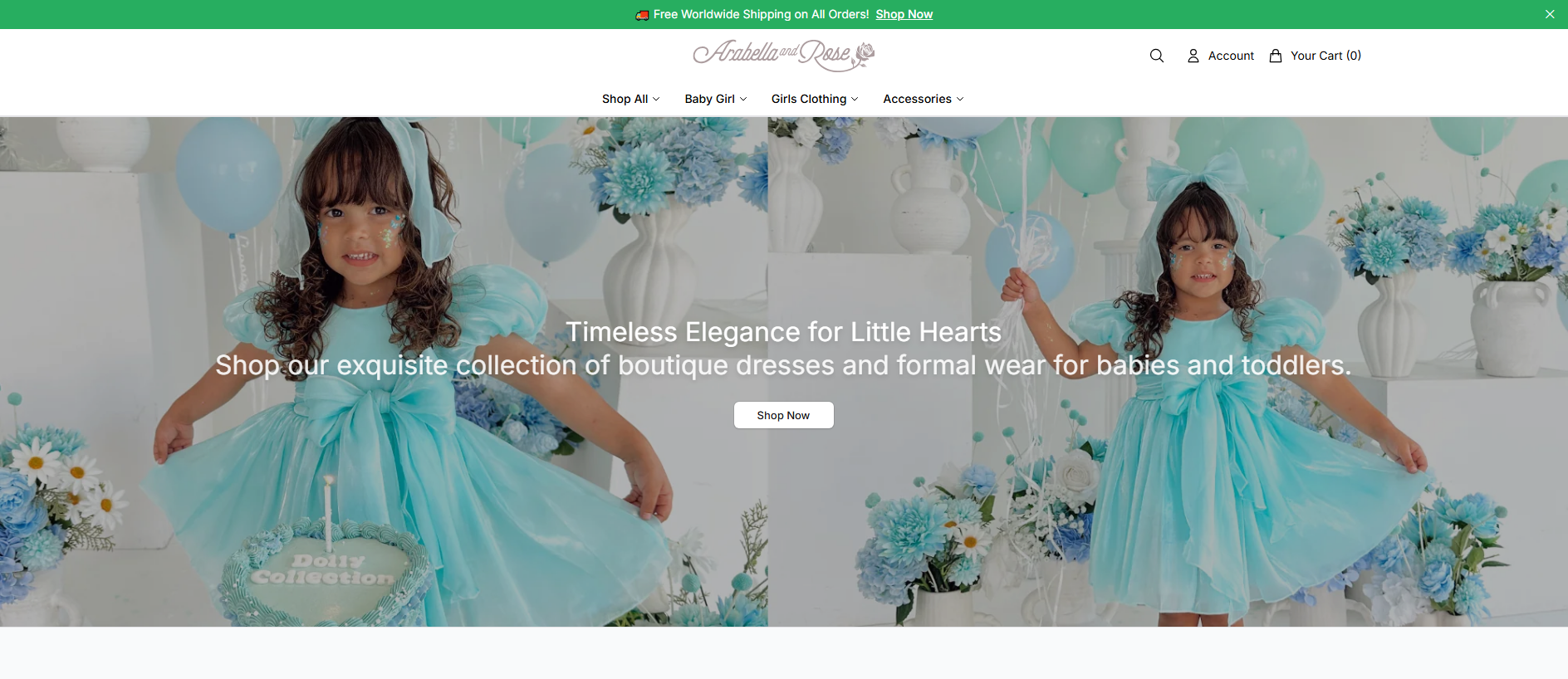 Stored capture of arabellaandrose.shop