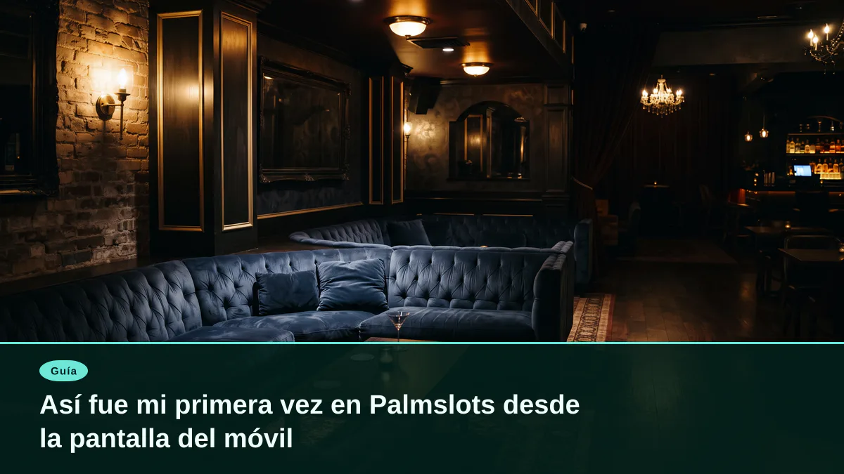 Así fue mi primera vez en Palmslots desde la pantalla del móvil