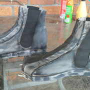Weathered-boots