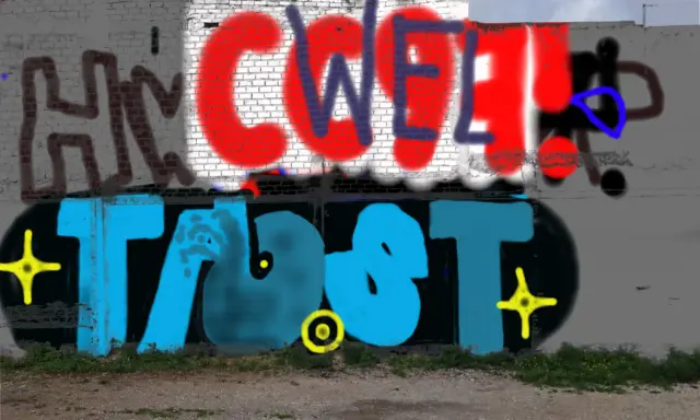 Graffiti artwork by taost