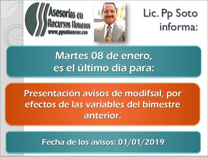 día de modificaciones
