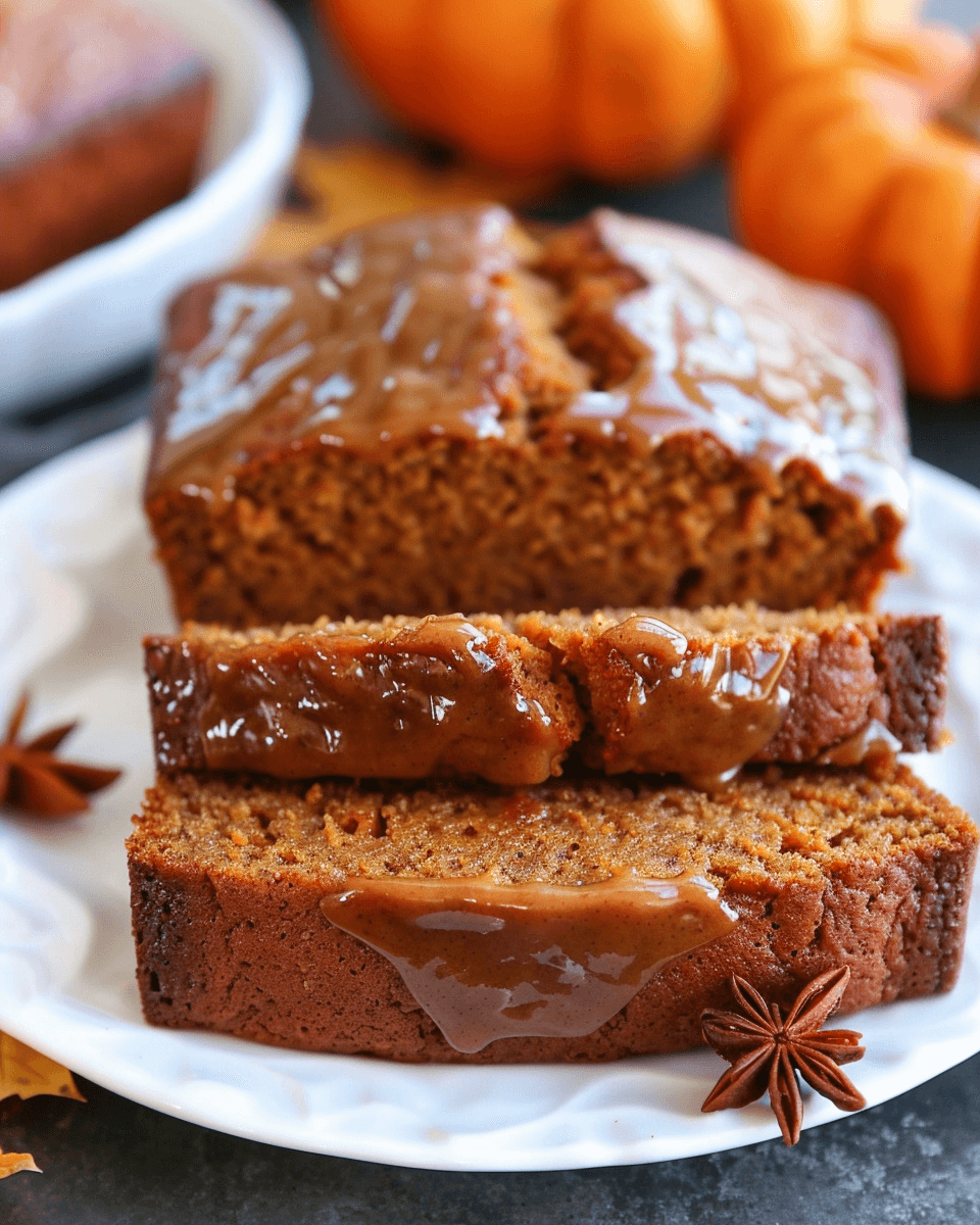 Pumpkin Bread Recipe With Cinnamon Glaze step photo