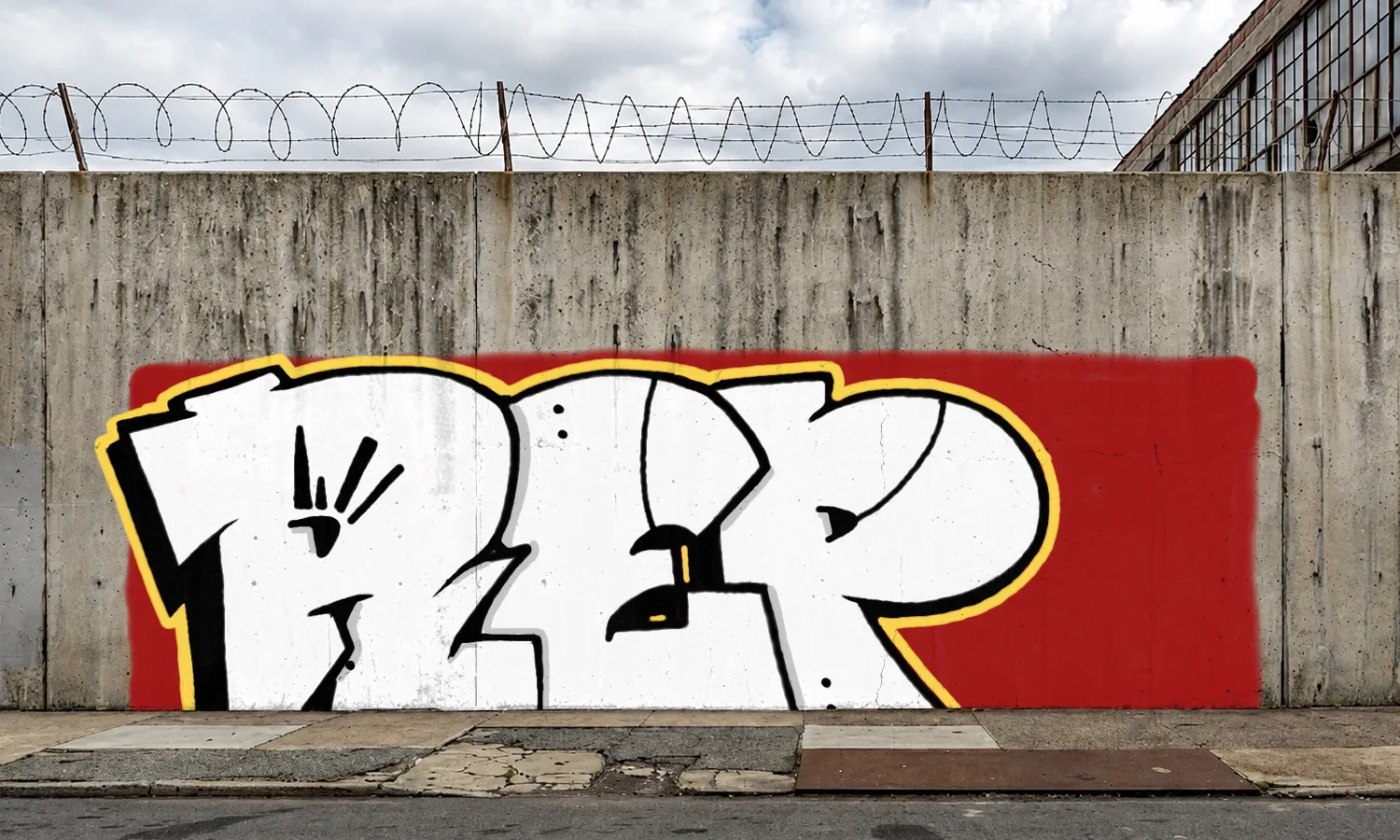 Graffiti artwork by REP