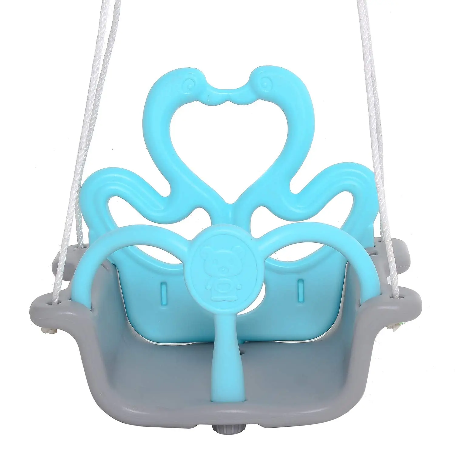 Baby Swing, Hanging Swing for Kids | Age Group 2 + Years (Blue, Silver). 25kg weight capacity
