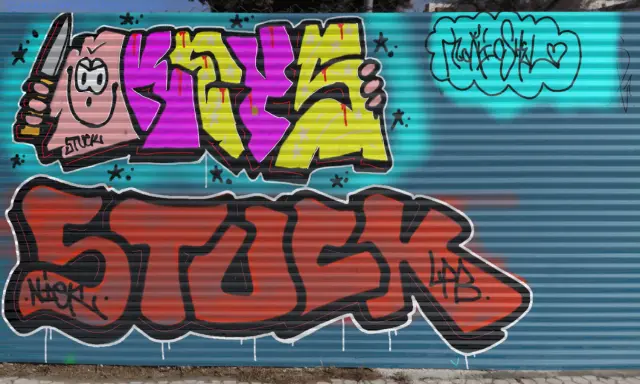 Graffiti artwork by STUCK1