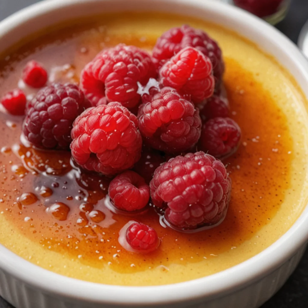 Raspberry Cream Brûlée