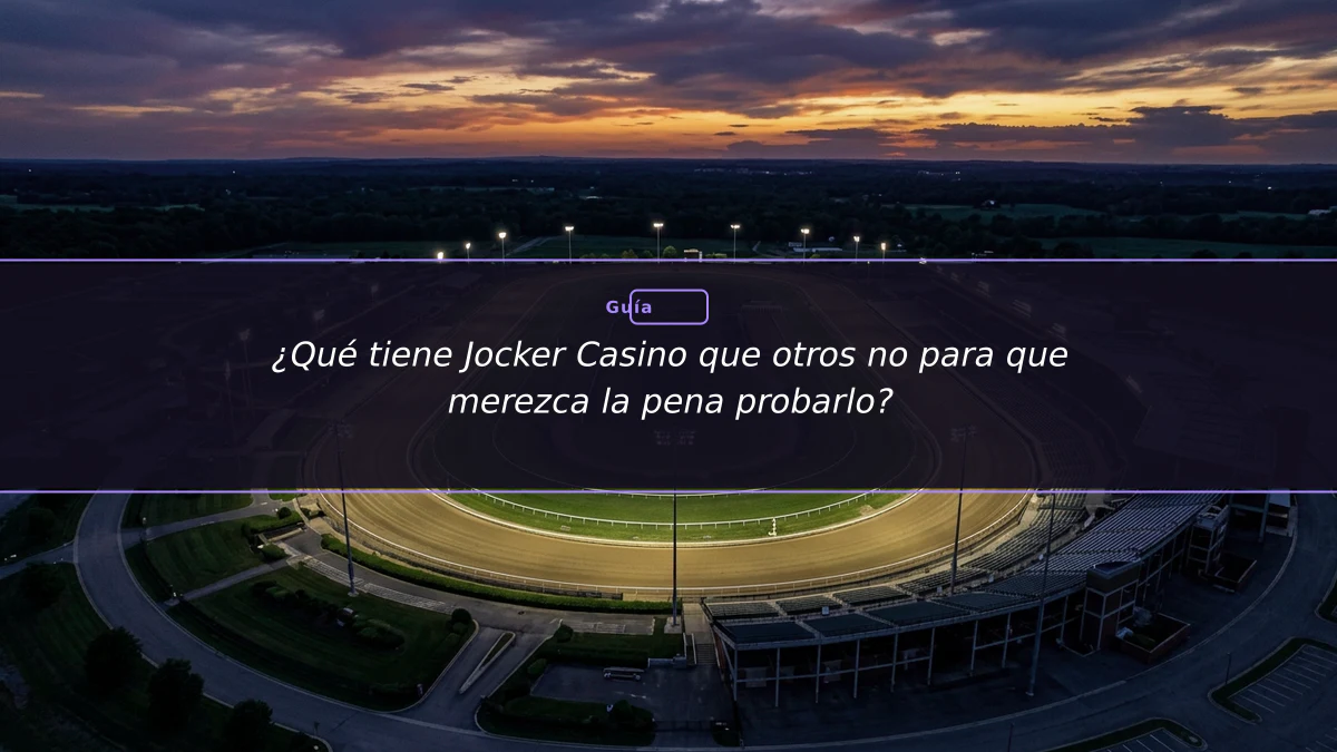 ¿Qué tiene Jocker Casino que otros no para que merezca la pena probarlo?