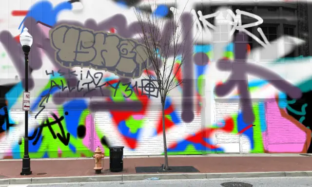 Graffiti artwork by 4skin310allcitys