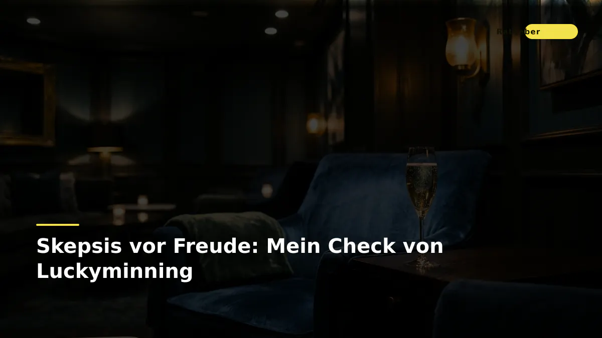 Skepsis vor Freude: Mein Check von Luckyminning