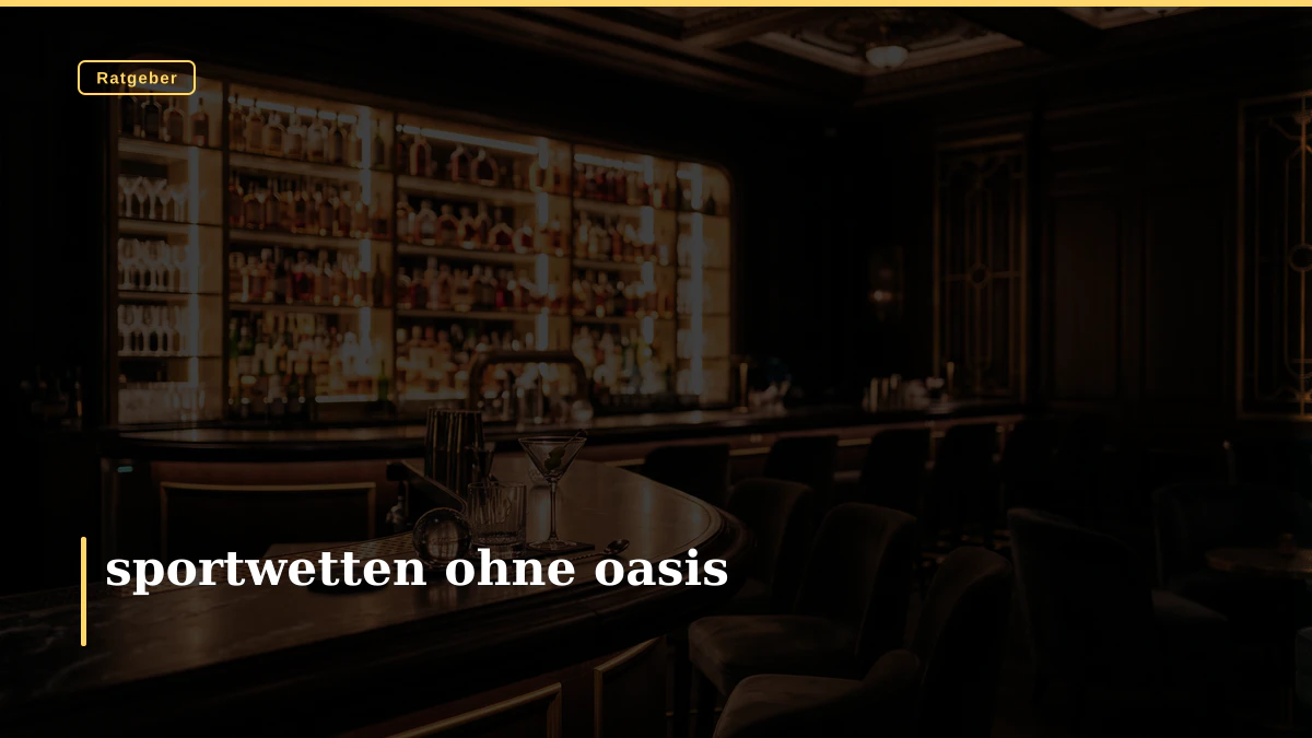 sportwetten ohne oasis