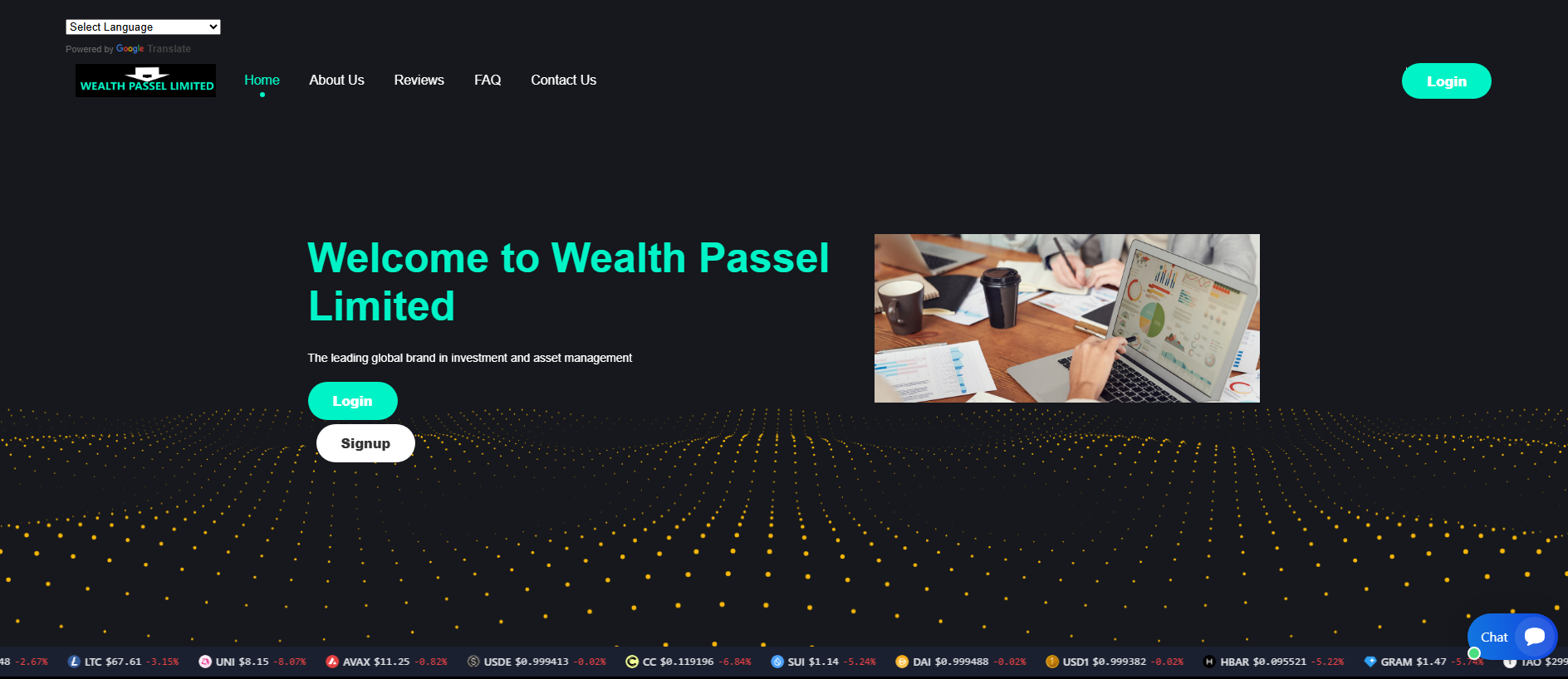 Stored capture of wealthpasselltd.cc