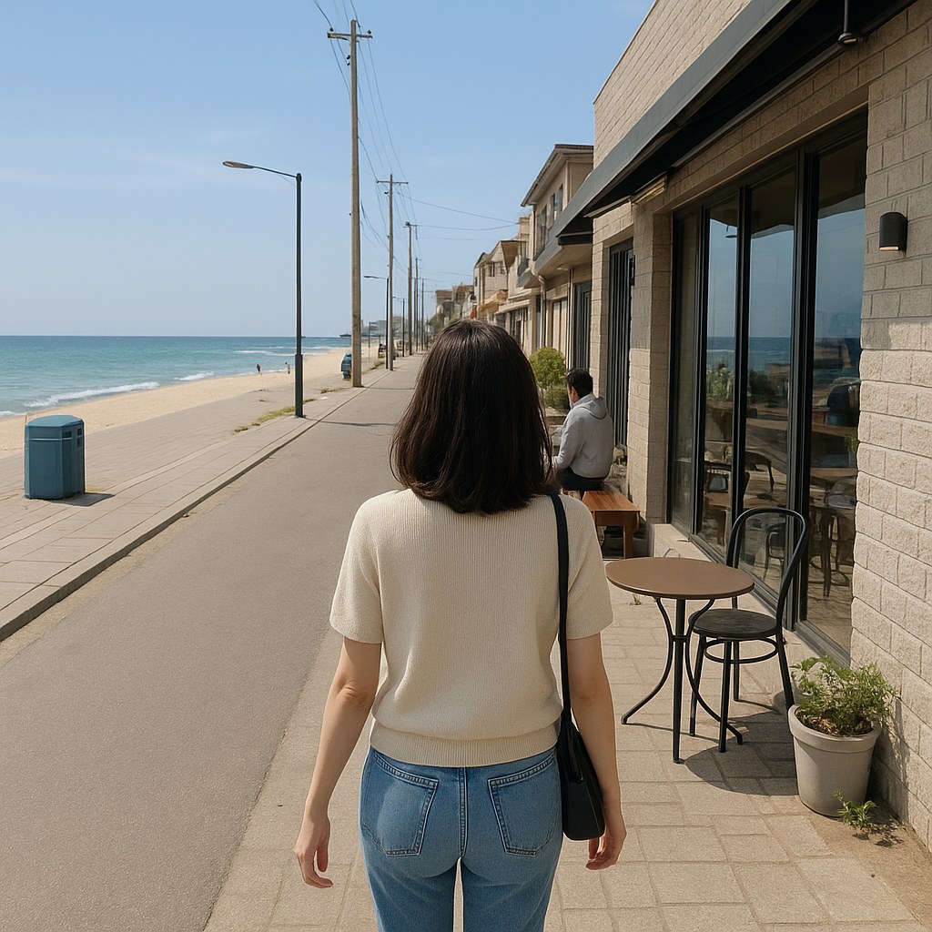 anmok beach coffee street gangneung