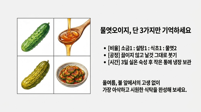 오이지용 오이 선택