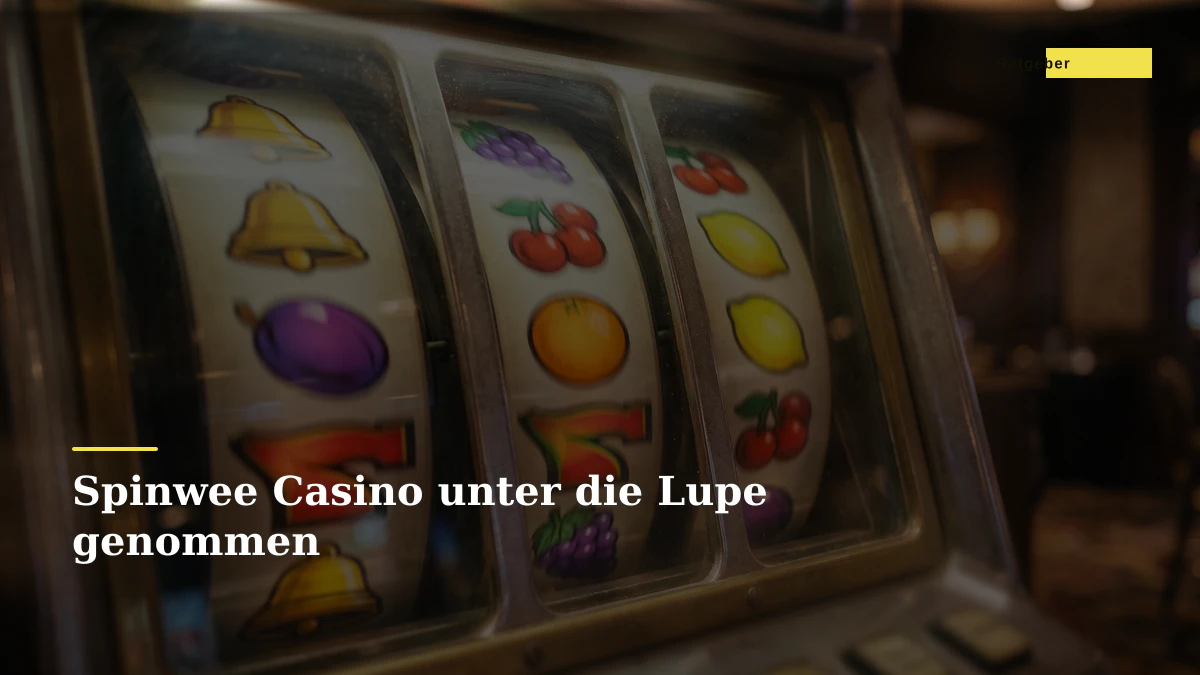 Spinwee Casino unter die Lupe genommen